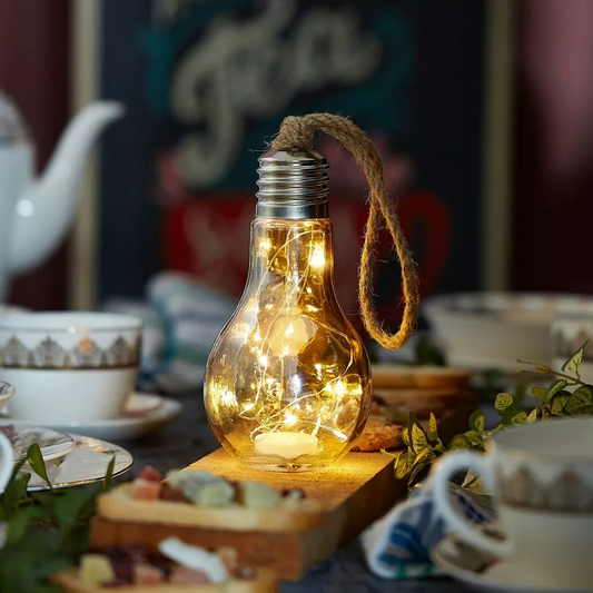 LED String Light Bulb - Battery Operated, Portable Decorative Lighting for Indoor & Outdoor Use