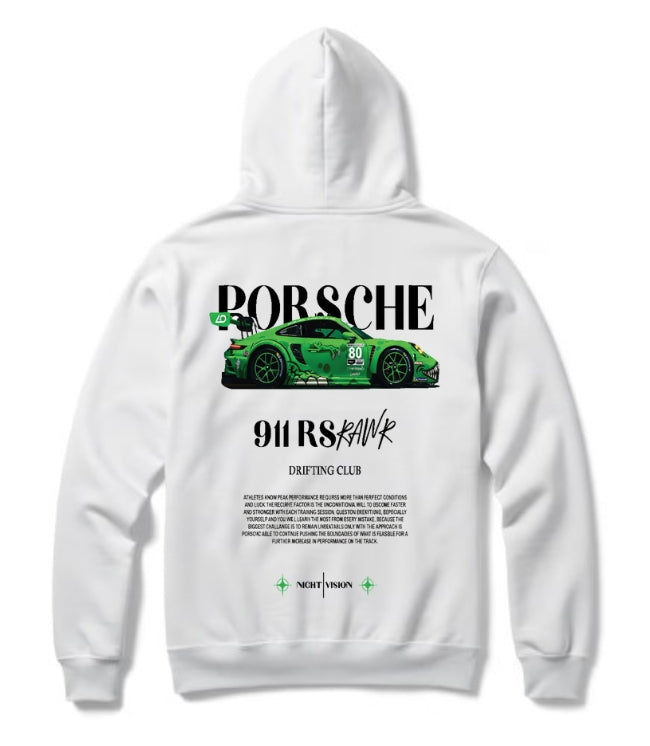 911 RS RAWR Supercar Hoodie – Street Racing Pullover for JDM & Tuner Fans