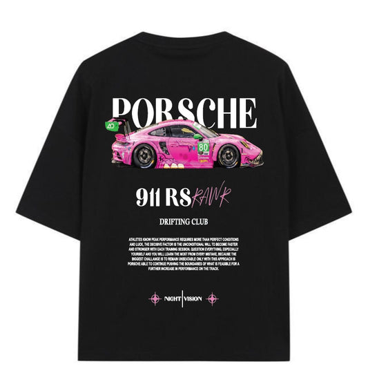 911 RS RAWR Drift T-Shirt – Street Racing-Inspired Car Tee for JDM & Tuner Fans