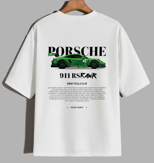 Porsche 911 GT3 Graphic Printed Oversized T-Shirt – Car Enthusiast Streetwear Tee
