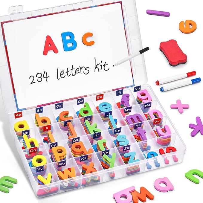 Classroom Magnetic Letters Kit – Colorful Foam Alphabet Letters