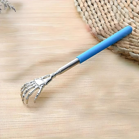 Telescopic Back Scratcher with Extendable Claw – Stainless Steel Itching Relief Massage Tool