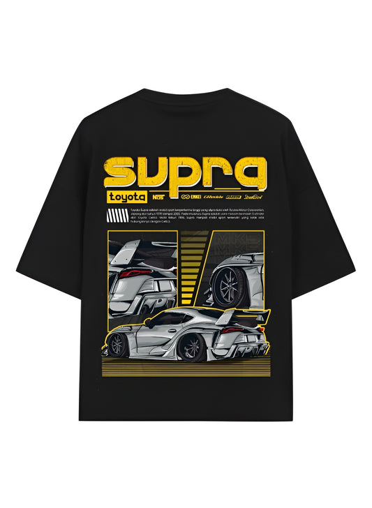 Supra MK5 Oversized T-Shirt | Classic Drift Machine Graphic Tee for Car Culture Enthusiasts