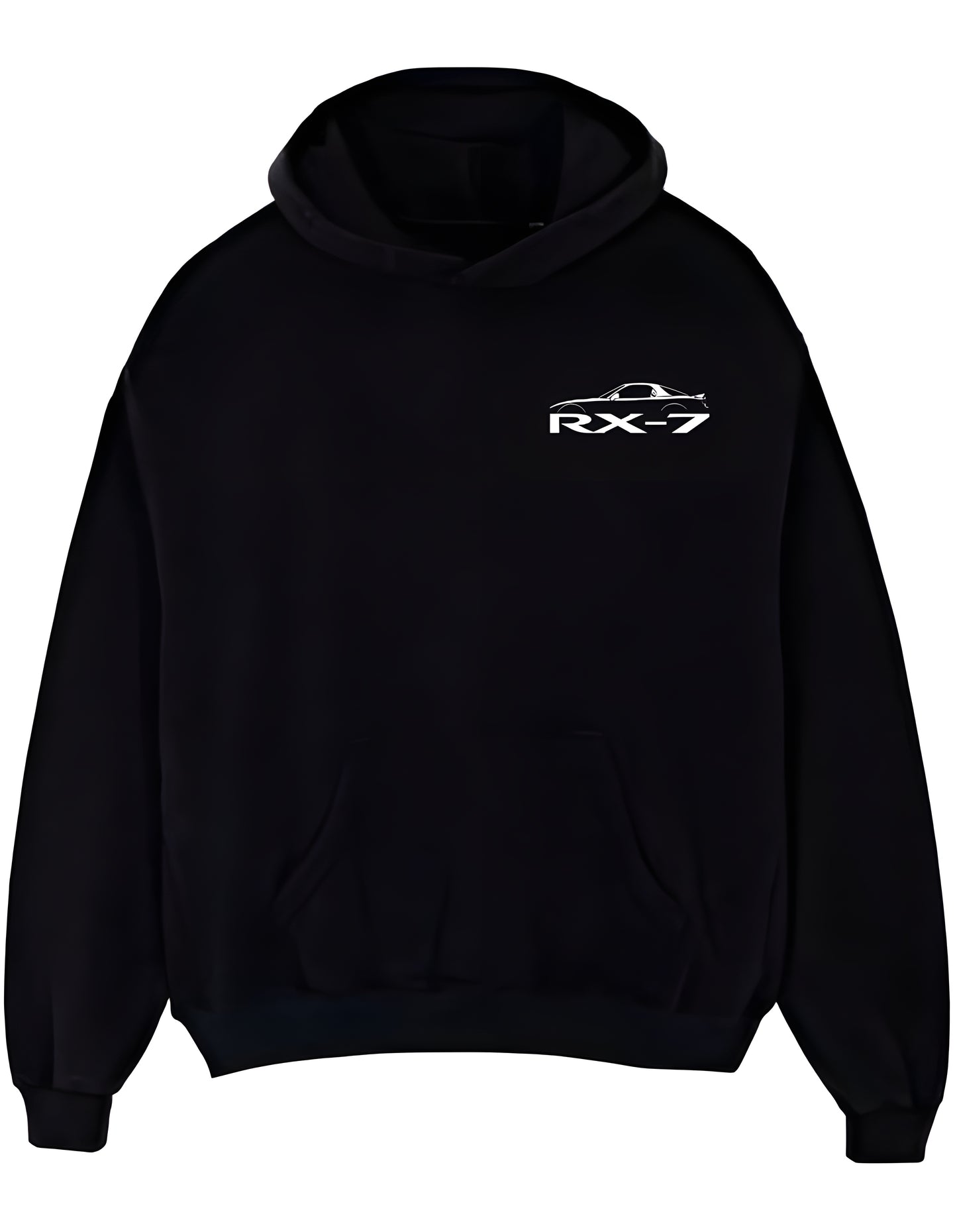 Mazda RX-7 Hoodie – JDM Rotary Legend Graphic Pullover for Car Enthusiasts