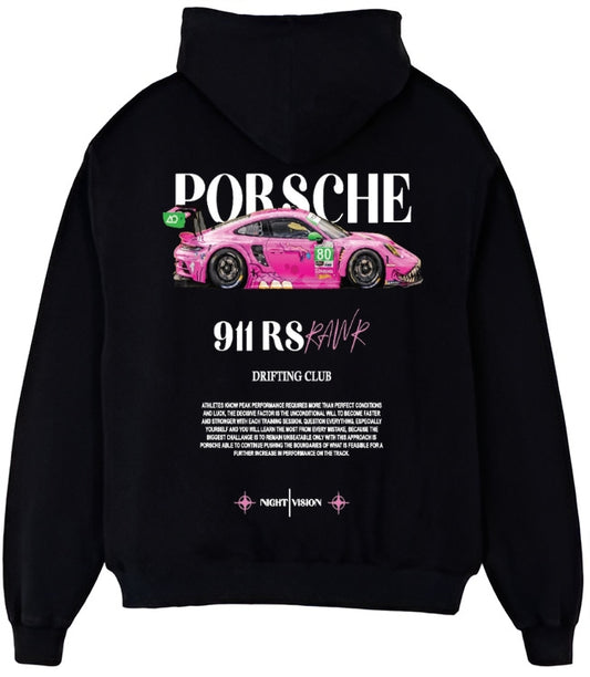 911 RS RAWR Supercar Hoodie – Street Racing Pullover for JDM & Tuner Fans