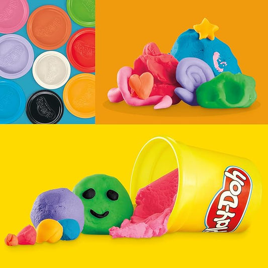 Play Dough 9 Pack Favorite Color Set – Assorted 2 & 4 oz Modeling Compound Cans