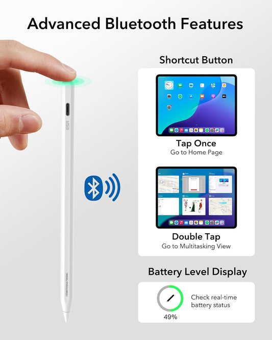 Geo iPad Pencil FindMy – Compatible with Apple Pencil & iPad 2018-2024 - Fast Charging