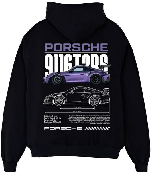 Porsche 911 GT3 RS Hoodie – Track-Ready Supercar Graphic Pullover for Car Enthusiasts